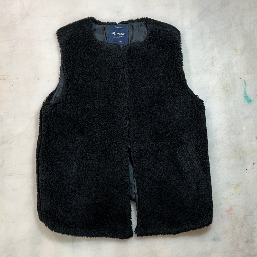 Faux Shearling Madewell Vest